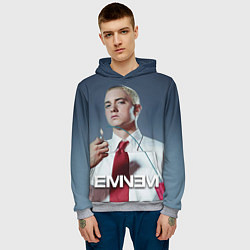 Толстовка-худи мужская Eminem Fire, цвет: 3D-меланж — фото 2