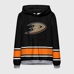 Толстовка-худи мужская Anaheim Ducks Selanne, цвет: 3D-меланж