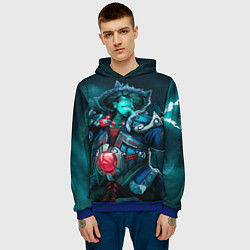 Толстовка-худи мужская Storm Spirit, цвет: 3D-синий — фото 2