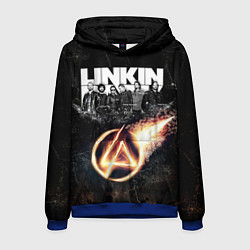 Толстовка-худи мужская Linkin Park: Comet, цвет: 3D-синий