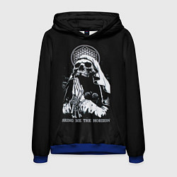 Толстовка-худи мужская BMTH: Skull Pray, цвет: 3D-синий