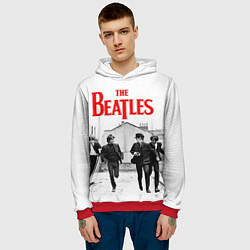 Толстовка-худи мужская The Beatles: Break, цвет: 3D-красный — фото 2
