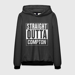 Толстовка-худи мужская Straight Outta Compton, цвет: 3D-черный