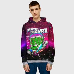 Толстовка-худи мужская Enter Shikari: Acid Space, цвет: 3D-меланж — фото 2