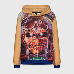 Толстовка-худи мужская Iron Maiden: Dead Rider, цвет: 3D-синий