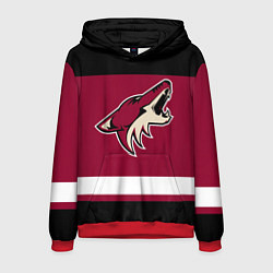 Толстовка-худи мужская Arizona Coyotes, цвет: 3D-красный