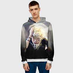 Толстовка-худи мужская B.A.P, цвет: 3D-белый — фото 2