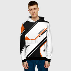 Толстовка-худи мужская CS:GO Asiimov P250 Style, цвет: 3D-черный — фото 2