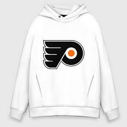 Толстовка оверсайз мужская Philadelphia Flyers, цвет: белый