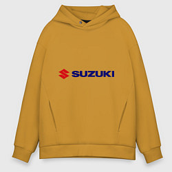 Толстовка оверсайз мужская Suzuki, цвет: горчичный