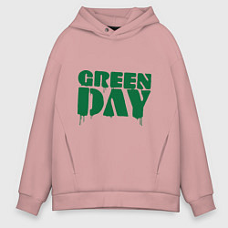 Толстовка оверсайз мужская Green Day, цвет: пыльно-розовый