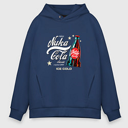Толстовка оверсайз мужская Nuka-Cola Enjoy, цвет: тёмно-синий