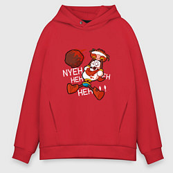 Толстовка оверсайз мужская Papyrus Undertale, цвет: красный