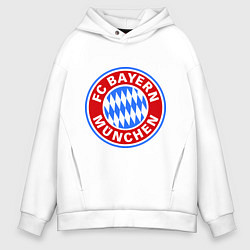 Толстовка оверсайз мужская Bayern Munchen FC, цвет: белый