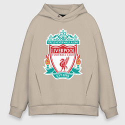 Толстовка оверсайз мужская Liverpool FC, цвет: миндальный