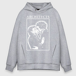 Толстовка оверсайз мужская Architects: Love, цвет: меланж