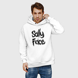 Толстовка оверсайз мужская SALLY FACE, цвет: белый — фото 2