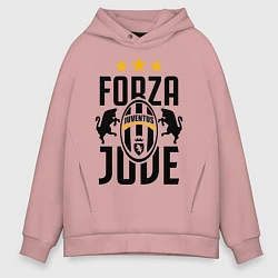 Толстовка оверсайз мужская Forza Juve, цвет: пыльно-розовый
