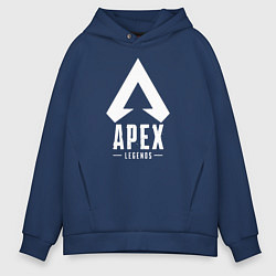 Толстовка оверсайз мужская Apex Legends, цвет: тёмно-синий