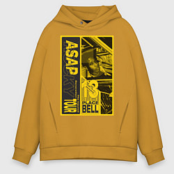 Толстовка оверсайз мужская ASAP Rocky: Place Bell, цвет: горчичный