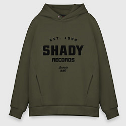 Толстовка оверсайз мужская Shady records, цвет: хаки