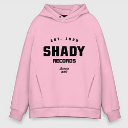 Толстовка оверсайз мужская Shady records, цвет: светло-розовый