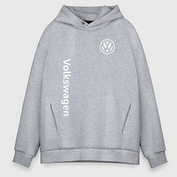Толстовка оверсайз мужская VOLKSWAGEN, цвет: меланж