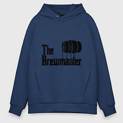Толстовка оверсайз мужская The brewmaster, цвет: тёмно-синий
