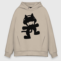 Толстовка оверсайз мужская MONSTERCAT, цвет: миндальный