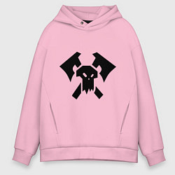 Толстовка оверсайз мужская Орки (Orks), цвет: светло-розовый