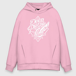 Толстовка оверсайз мужская Deep Purple: Machine Head, цвет: светло-розовый