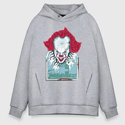 Толстовка оверсайз мужская Pennywise, цвет: меланж