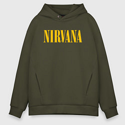 Толстовка оверсайз мужская NIRVANA, цвет: хаки