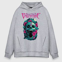 Толстовка оверсайз мужская BFMV, цвет: меланж