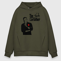 Толстовка оверсайз мужская The Carfather Grand Tour, цвет: хаки