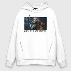 Толстовка оверсайз мужская GERALT OF RIVIA, цвет: белый