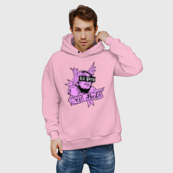 Толстовка оверсайз мужская LIL PEEP, цвет: светло-розовый — фото 2