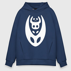 Толстовка оверсайз мужская Hollow Knight, цвет: тёмно-синий