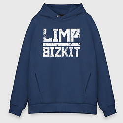 Толстовка оверсайз мужская LIMP BIZKIT, цвет: тёмно-синий