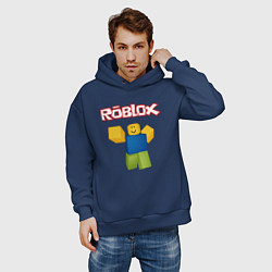 Толстовка оверсайз мужская ROBLOX, цвет: тёмно-синий — фото 2