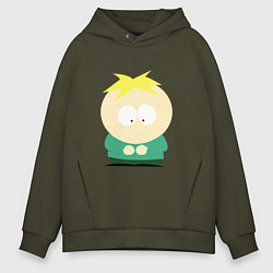 Толстовка оверсайз мужская South Park Баттерс, цвет: хаки