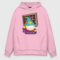 Толстовка оверсайз мужская ЮЖНЫЙ ПАРК, цвет: светло-розовый