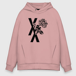 Толстовка оверсайз мужская Machine Gun Kelly, цвет: пыльно-розовый