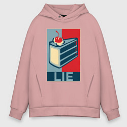 Толстовка оверсайз мужская PORTAL, цвет: пыльно-розовый