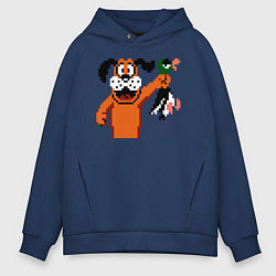 Толстовка оверсайз мужская Duck Hunt, цвет: тёмно-синий