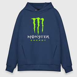 Толстовка оверсайз мужская MONSTER ENERGY, цвет: тёмно-синий