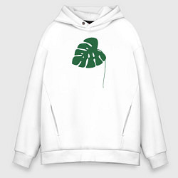 Толстовка оверсайз мужская Flora, цвет: белый