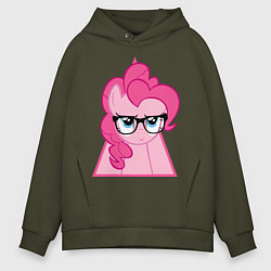 Толстовка оверсайз мужская Pinky Pie hipster, цвет: хаки
