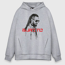 Толстовка оверсайз мужская Группа Burito, цвет: меланж