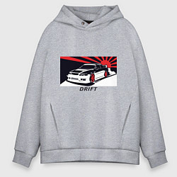 Толстовка оверсайз мужская Дрифт, цвет: меланж